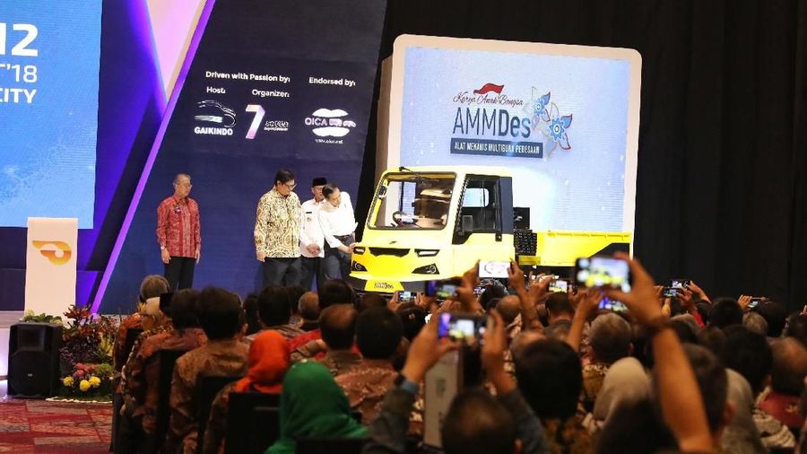 Industri dalam negeri telah mampu memproduksi sebanyak 185 jenis komponen atau 70% dari seluruh komponen yang dipakai oleh AMMDes.