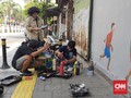 Senyum Jenaka Benyamin di Penjaringan Sambut Asian Games 2018