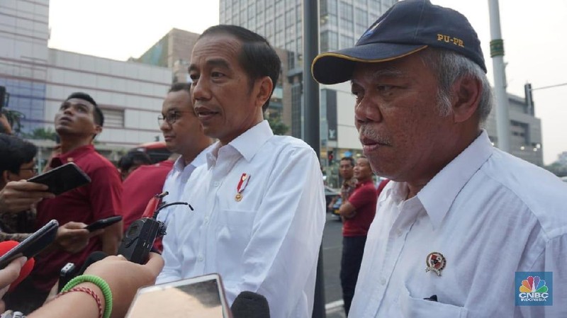 Jokowi, Anies dan Basuki Sidak Jalur Pelican Crossing