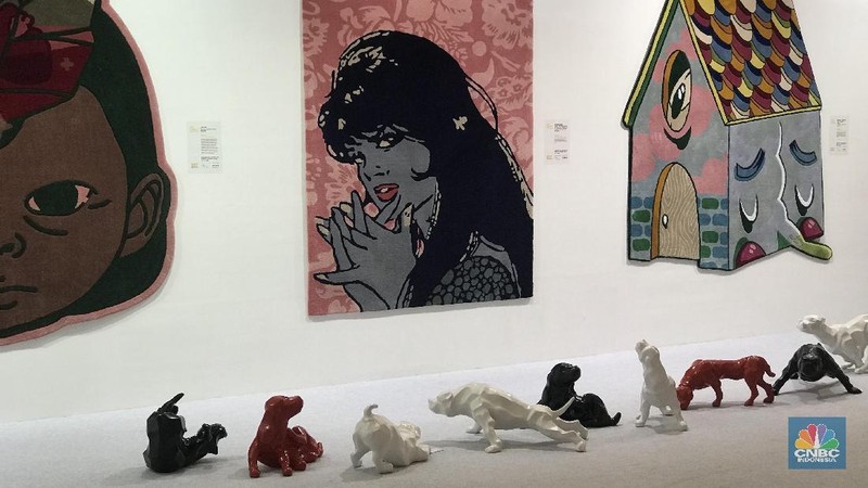 Para pengunjung Art Jakarta 2018 dapat menikmati lebih dari 1.000 karya seni oleh lebih dari 300 seniman dan 51 galeri.