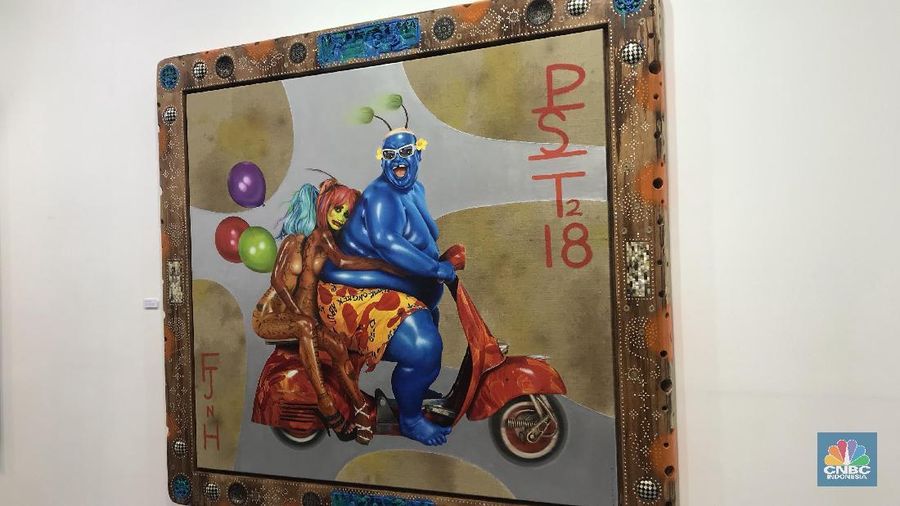 Para pengunjung Art Jakarta 2018 dapat menikmati lebih dari 1.000 karya seni oleh lebih dari 300 seniman dan 51 galeri.