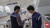 Pembangunan LRT di Stasiun LRT Bumi Sriwijaya, Palembang. Subsidi yang disiapkan Kementerian Perhubungan senilai Rp300 miliar per tahun akan mengurangi tarif LRT Palembang dari semula Rp10 ribu menjadi hanya Rp5 ribu.
