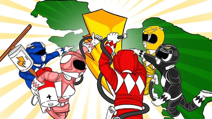'Power Rangers' dan Perjuangan Demi Papua Terang
