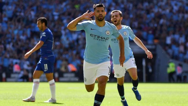 Perpanjang Kontrak, Aguero Senang Satu Dekade di Man City