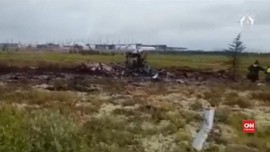 VIDEO: Belasan Tewas Akibat Kecelakaan Helikopter di Siberia