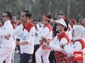 Jokowi-JK Ikut Senam Poco-poco Pecahkan Rekor Dunia