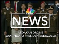 Detik-detik Serangan Bom Drone ke Presiden Venezuela