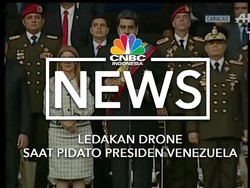 Detik-detik Serangan Bom Drone ke Presiden Venezuela