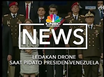 Detik-detik Serangan Bom Drone ke Presiden Venezuela