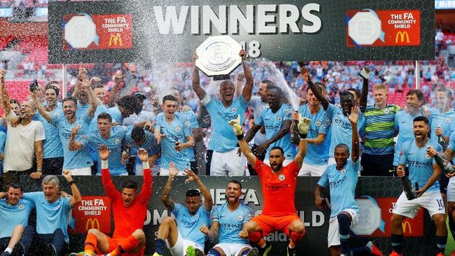 135 Gambar gambar manchester city juara 2018 Terbaru