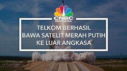 Telkom Berhasil Bawa Satelit Merah Putih ke Luar Angkasa