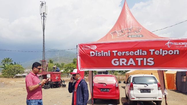 Gempa Donggala, Telkom Klaim Layanan Pulih 70 Persen