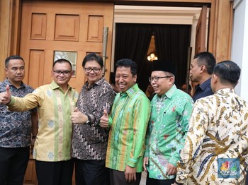 Surya Paloh dan Airlangga Ikut Pembahasan Cawapres Jokowi