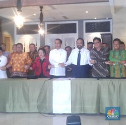 Pidato Lengkap Jokowi Umumkan Ma'ruf Amin Jadi Cawapres
