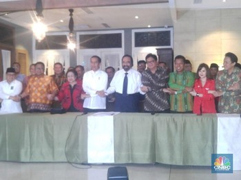 Pidato Lengkap Jokowi Umumkan Ma'ruf Amin Jadi Cawapres