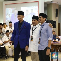 Prabowo dan Sandiaga Resmi Daftar Capres-Cawapres ke KPU