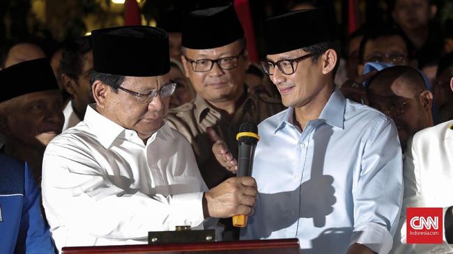 Sama Gaya Busana Deklarasi dan Daftar Prabowo-Sandi