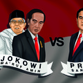 Jokowi Gandeng Ma'ruf Amin, IHSG Naik Tapi Rupiah Loyo