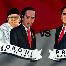 Jokowi Gandeng Ma'ruf Amin, IHSG Naik Tapi Rupiah Loyo