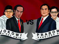 Jokowi Gandeng Ma'ruf Amin, IHSG Naik Tapi Rupiah Loyo