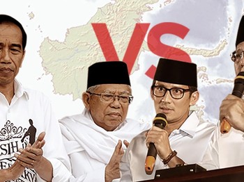 Selisih 10,26 Juta Suara, Jokowi Masih Unggul 56,17%