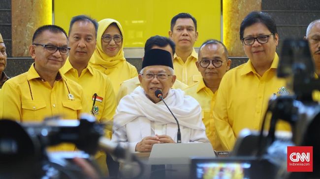 Ma'ruf Amin soal Dukungan Golkar: Ini Gerakan Tuhan