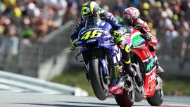 Rossi Puas Menyalip Banyak Pebalap di MotoGP Austria