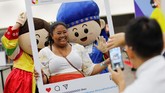 Hollywood pun menggelar KCON untuk ketujuh kalinya, sebuah ajang di mana warga Amerika bisa merasakan apa pun terkait Korea, yang disebut pula gelombang Korea atau hallyu. (REUTERS/Mike Blake)