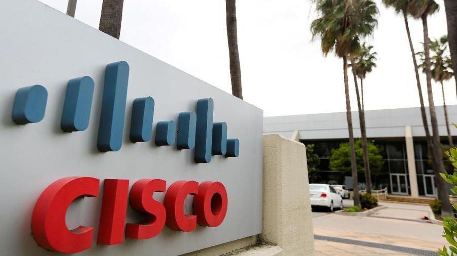FILE PHOTO: A Cisco Systems sign is seen outside a Cisco health clinic at Cisco Systems in San Jose, California, U.S., March 22, 2018. Picture taken March 22, 2018. REUTERS/Elijah Nouvelage/File Photo GLOBAL BUSINESS WEEK AHEAD