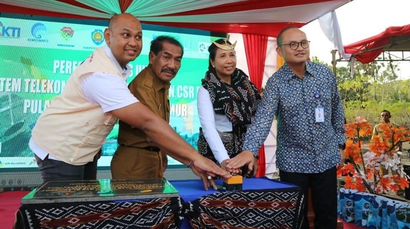 Pengoperasian BTS itu untuk meningkatkan prasarana telekomunikasi di wilayah-wilayah terdepan.