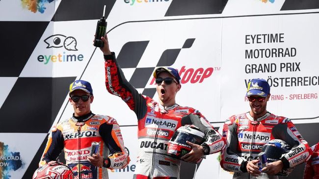 Jorge Lorenzo Rebut Pole Position MotoGP Aragon