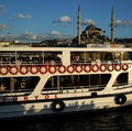 People travel on a ferry over the Bosphorus in Istanbul, Turkey August 11, 2018. REUTERS/Umit Bektas