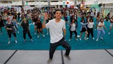 Menurut catatan sejarah, demam Korea melanda Amerika sejak meledaknya Gangnam Style yang dinyanyikan dan dipopulerkan oleh musisi Psy pada 2012 lalu. (REUTERS/Mike Blake)