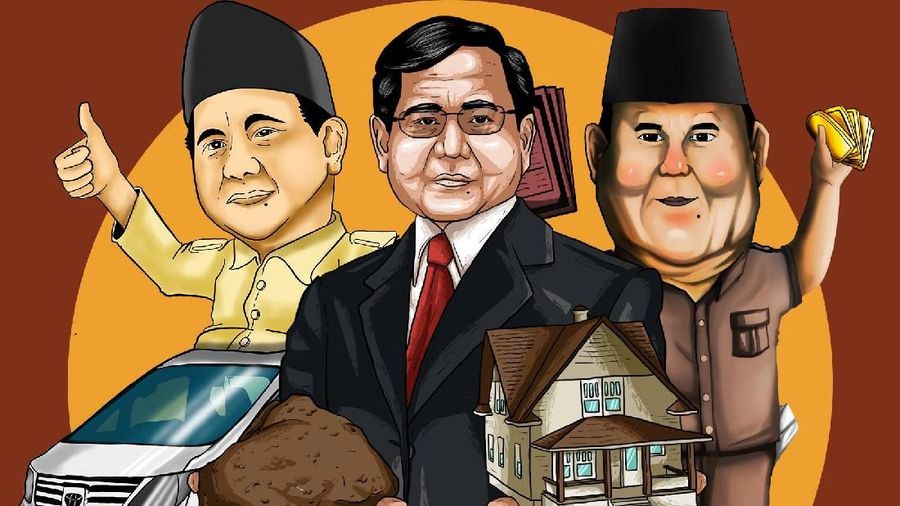 Prabowo, Capres dengan Kekayaan Rp 1,9 T