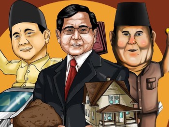 Prabowo, Capres dengan Kekayaan Rp 1,9 T