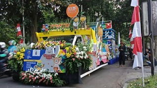 Mobil Hias 'Kuasai' Jalanan di 'Bogor Genah Tumaninah'