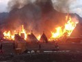 Kampung Adat Gurusina di Flores Hangus, Warga Lakukan Ritual
