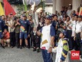 Anies Baswedan Lari Pagi bersama Obor Asian Games