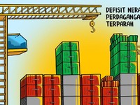 Waduh! Neraca Perdagangan RI Terburuk Kedua di ASEAN
