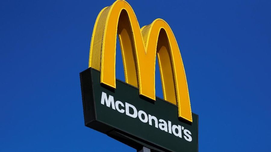 The logo of U.S. company McDonald's is pictured in Rome, Italy August 16, 2018. REUTERS/Max Rossi