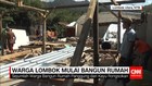 Bosan di Pengungsian, Warga Bangun Rumah Sederhana