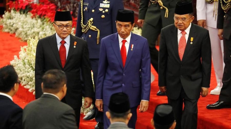 Jokowi menyampaikan kinerja perekonomian selama masa kepemimpinannya.