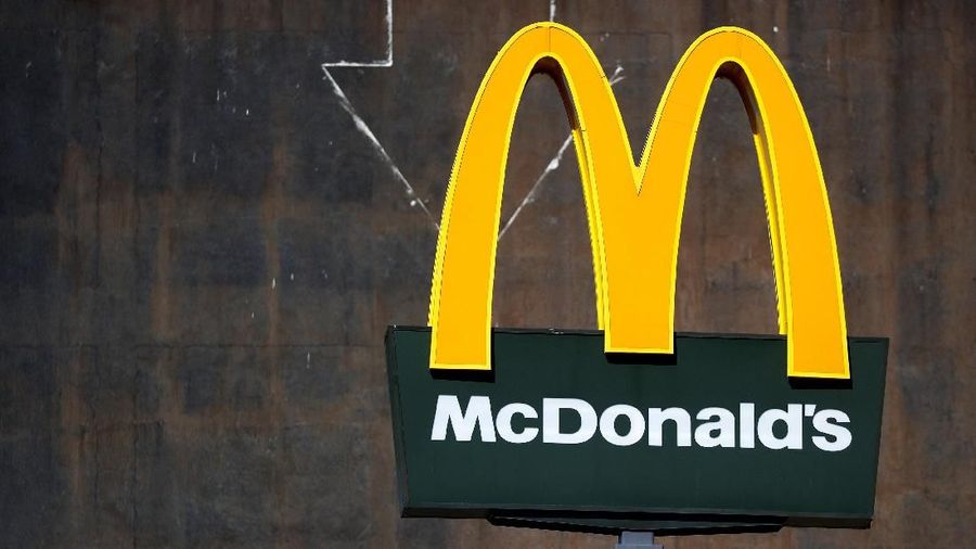 The logo of U.S. company McDonald's is pictured in Rome, Italy August 16, 2018. REUTERS/Max Rossi