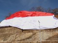 VIDEO: Bendera Raksasa di Perbatasan Indonesia-Timor Leste