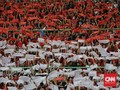 Suporter Timnas Indonesia Tantangan Taiwan di Piala Asia U-19