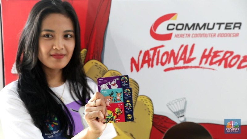 KMT edisi khusus Asian Games itu bergambar tiga maskot Asian Games, yakni Bhin Bhin, Atung, dan Kaka.