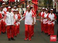 Jokowi Ikut Goyang Saat Via Vallen Nyanyi 'Meraih Bintang'