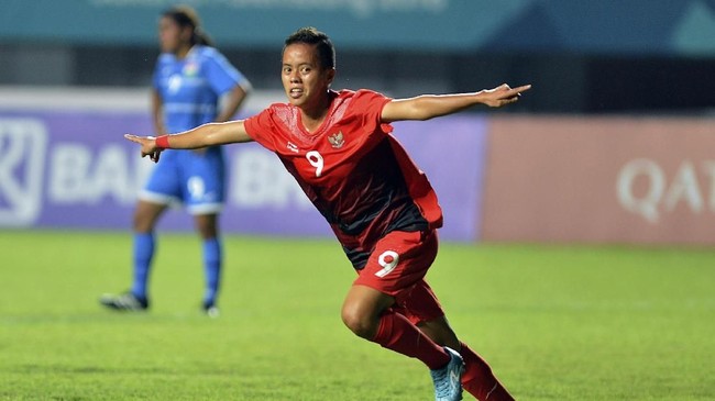 Foto Pesta Gol Timnas Sepak Bola Putri Indonesia