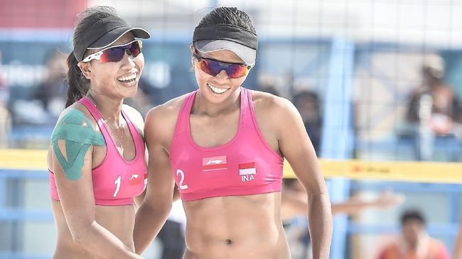 Tim Voli Pantai Indonesia Menang Meyakinkan atas Kazakhstan