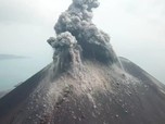 Asap Letusan Sampai 2,5 Km, Anak Krakatau Keluarkan Dentuman